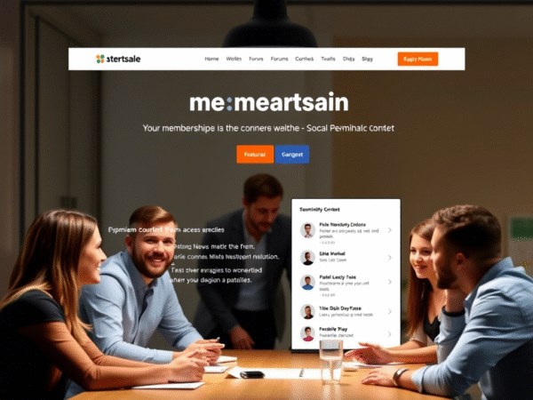 Professional Membership Website Design & Development Tailored to Your Business Needs